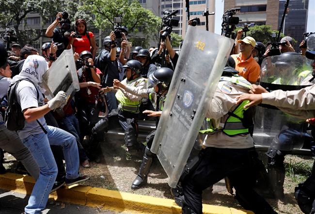 ep enfrentamientosmanifestantespoliciascaracas