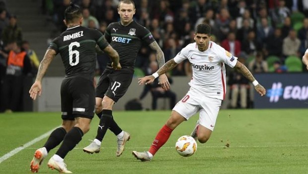 ep ever banega enpartidosevilla fc