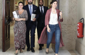 ep i-d los diputados de vox macarena olona ivan espinosa de los monteros e ignacio garriga se