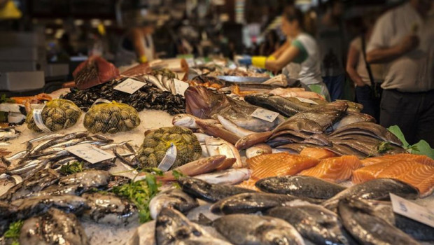ep imagen de archivo de una pescaderia