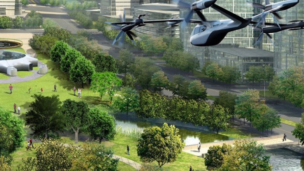 ep imagen de la futuro movilidad aerea urbana de hyundai