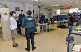 ep la directora general de la guardia civil maria gamez ha visitado la unidad tecnica nrbq