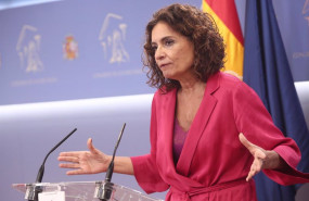 ep la ministra de hacienda maria jesus montero ofrece una rueda de prensa en la sala de prensa del
