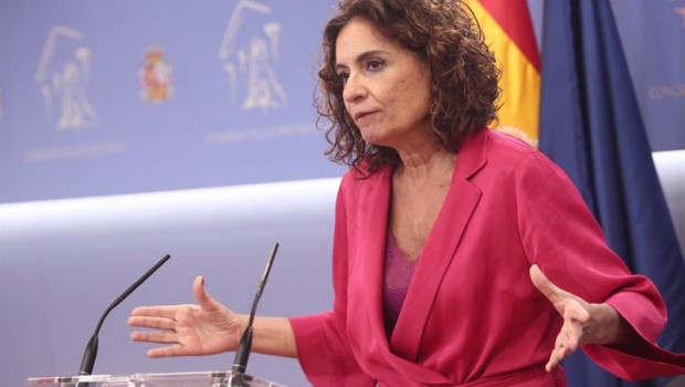 ep la ministra de hacienda maria jesus montero ofrece una rueda de prensa en la sala de prensa del