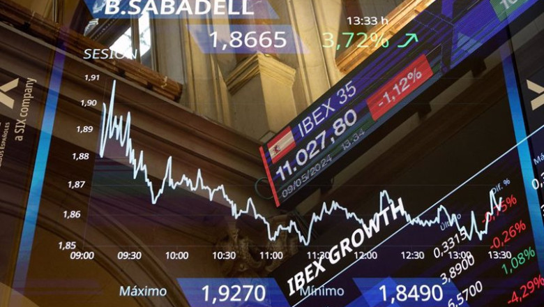 ep paneles en el palacio de la bolsa a 9 de mayo de 2024 en madrid espana ep paneles en el palacio de la bolsa a 9 de mayo de 2024 en madrid espana