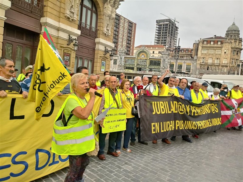ep pensionsitas realizan una marcha hacia madrid