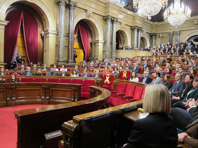 Pleno de constitución del Parlament de la XII Legislatura | EUROPA PRESS ep plenoconstitucionparlamentla xii legislatura