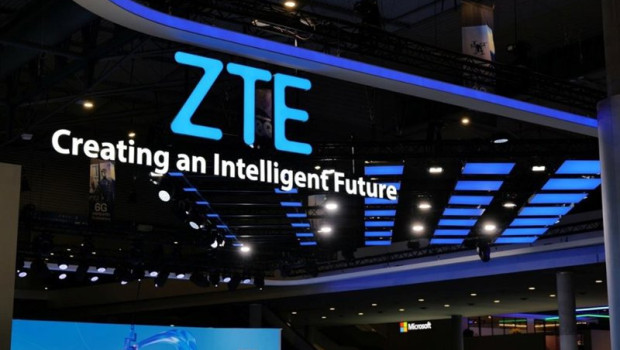 ep stand de la empresa de telecomunicaciones zte