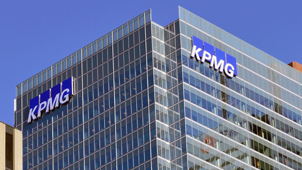 dl kpmg logo sign office block tower audit financial reporting accounting big four big 4 pd