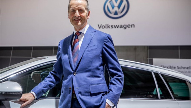 ep 14 may 2019 berlin herbert diess chairman of the board of management of volkswagen ag and