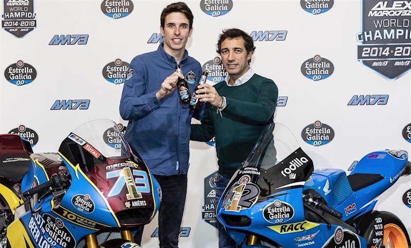 ep alex marquez en un evento con estrella galicia
