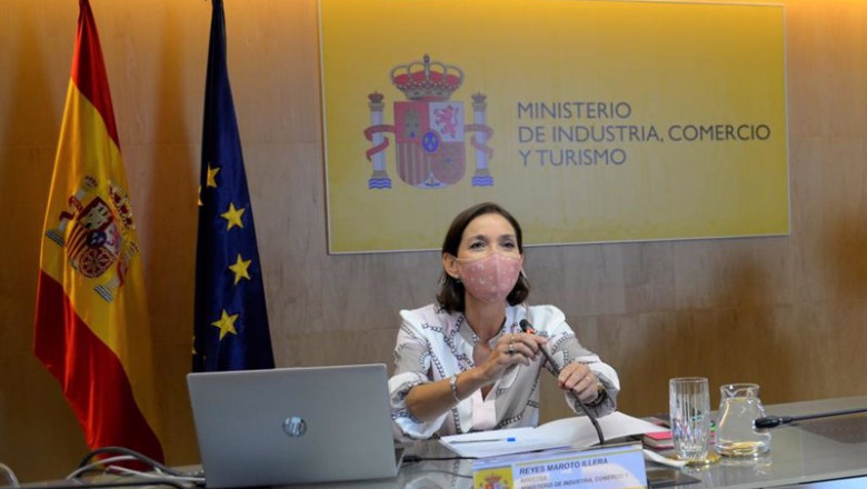 Archivo - La ministria de Industria, Comercio y Turismo, Reyes Maroto. | MINISTERIO DE INDUSTRIA, COMERCIO Y TURISMO ep archivo la ministria de industria comercio y turismo reyes maroto