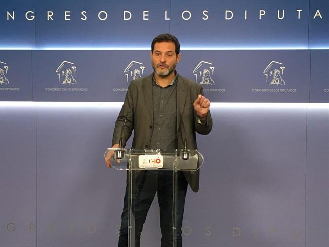 El diputado de En Comú Josep Vendrell en el Congreso | EN COMÚ ep diputadoen comu josep vendrellcongreso