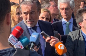 ep el consjero de justicia interior y victimas de la comunidad de madrid en la concentracion de