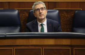 ep el ministro de hacienda arcadi espana durante una sesion plenaria en el congreso a 30 de abril de