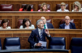 ep el ministro de interior fernando grande marlaska interviene durante una sesion de control al
