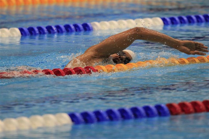 ep el nadador espanol enhamed enhamed durante una competicion ep el nadador espanol enhamed enhamed durante una competicion
