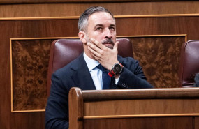 ep el presidente de vox santiago abascal durante un pleno en el congreso de los diputados a 11 de