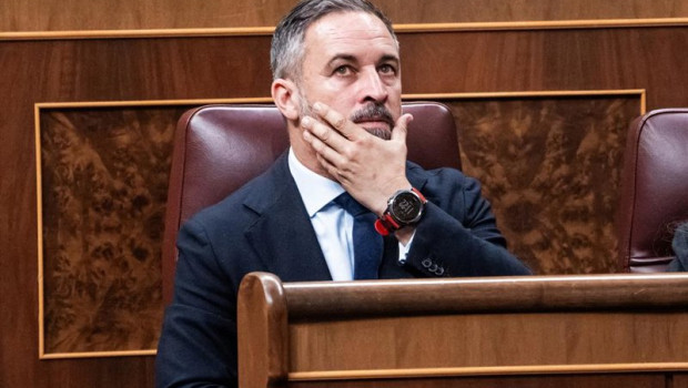 ep el presidente de vox santiago abascal durante un pleno en el congreso de los diputados a 11 de