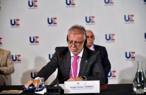 ep el presidente del gobierno de canarias angeles victor torres durante la reunion de este martes en