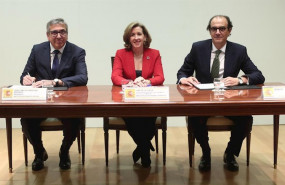 ep el presidente del ico jose carlos garcia de quevedo la secretaria de estado de economia y apoyo a