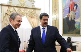 ep el presidente venezolano nicolas maduro y el expresidente del gobierno espanol jose luis
