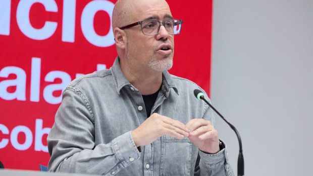 ep el secretario general de ccoo unai sordo interviene durante la presentacion del balance de la