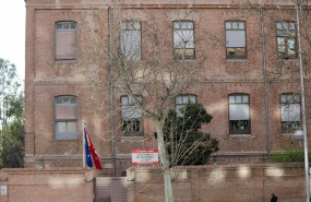ep fachada y entrada de la residencia de ancianos de madrid donde se han confirmado contagios de