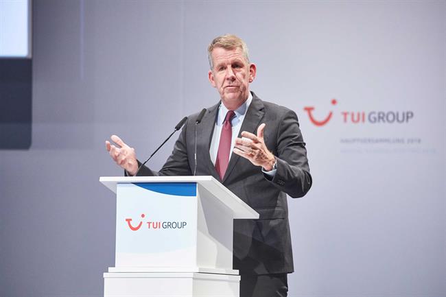 Fritz Joussen, CEO de TUI Group en la junta de accionistas de 2017 | TUI GROUP ep fritz joussen ceotui groupla juntaaccionistas2017