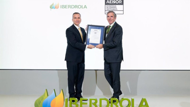 ep iberdrola obtiene el certificado de aenor de estrategia de compras sostenibles