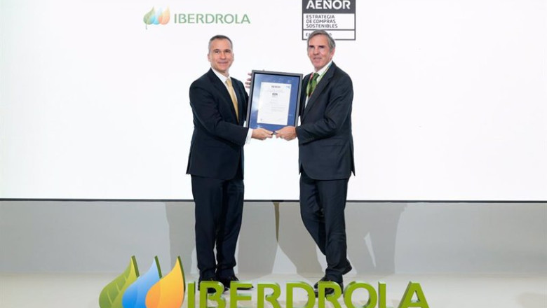 ep iberdrola obtiene el certificado de aenor de estrategia de compras sostenibles ep iberdrola obtiene el certificado de aenor de estrategia de compras sostenibles