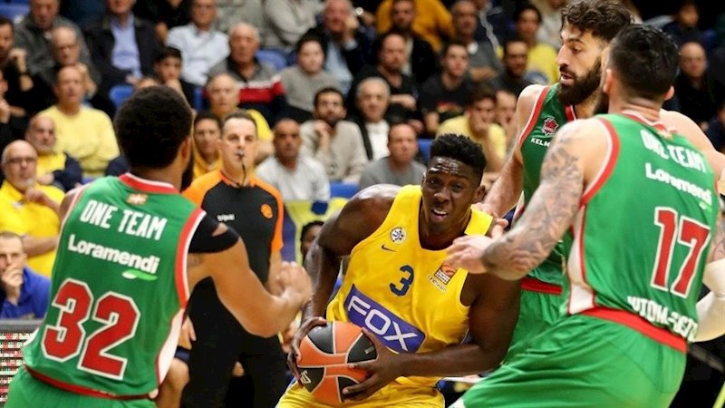 ep johnny obryant del maccabi tel aviv ante el kirolbet baskonia