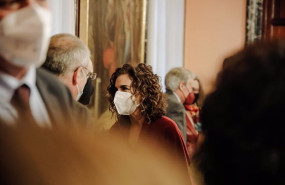 ep la ministra de hacienda maria jesus montero en el acto en el que ha recibido el libro blanco del