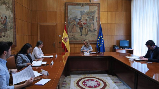 ep la vicepresidenta segunda y ministra de trabajo y economia social yolanda diaz en la reunion que