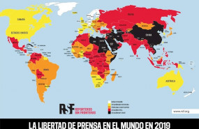 ep mapa de la clasificacion mundial de la libertad de prensa de rsf en 2020