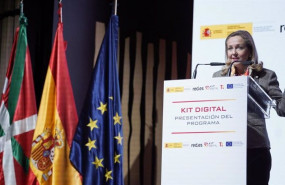 ep nadia calvino en la presentacion del programa kit digital en vitoria