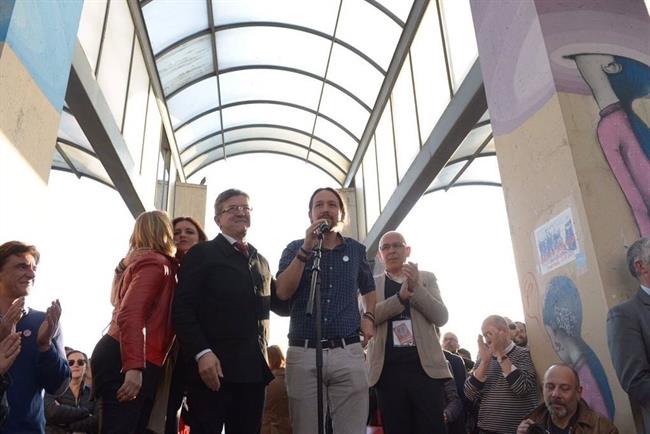 Pablo Iglesias junto a Jean-Luc Mélenchon | PODEMOS ep pablo iglesiasa jean-luc melenchon