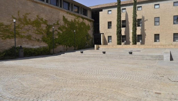 ep patio de armas del palacio de la aljaferia
