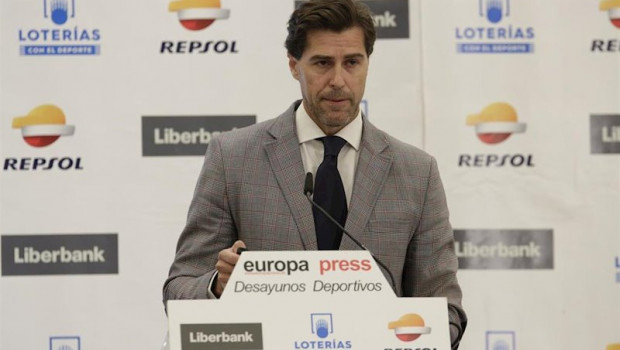 ep raul chapado durante su participacion en los desayunos deportivos de europa press
