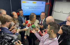 ep reyes maroto ministra de industria comercio y turismo en funciones atiende a los medios tras el 2