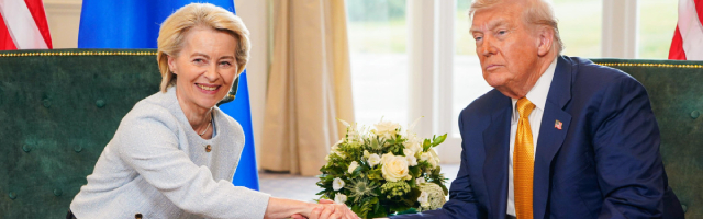 trump portada von der leyen