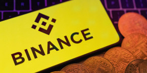 une illustration du logo binance et des crypto monnaies une illustration du logo binance et des crypto monnaies