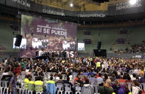 asamblea de podemos en vistalegre