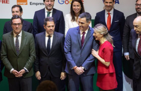 ep archivo   i d el presidente de la ceoe antonio garamendi el presidente de cepyme gerardo cuerva