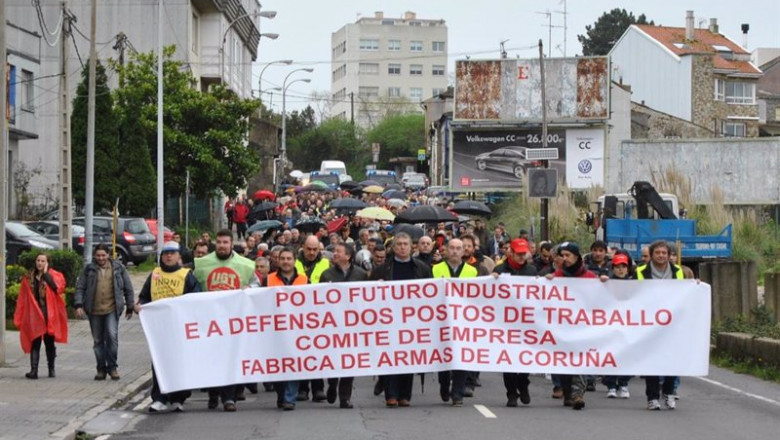 Archivo - Protesta de trabajadores de Santa Bárbara en A Coruña | CIG - Archivo ep archivo protesta de trabajadores de santa barbara en a coruna