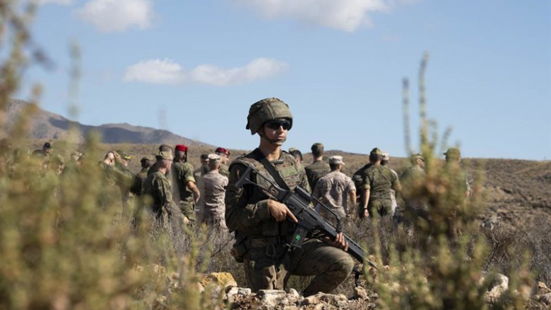 ep el ejercito de tierra realiza una demostracion dinamica que integra sistemas robotizados en