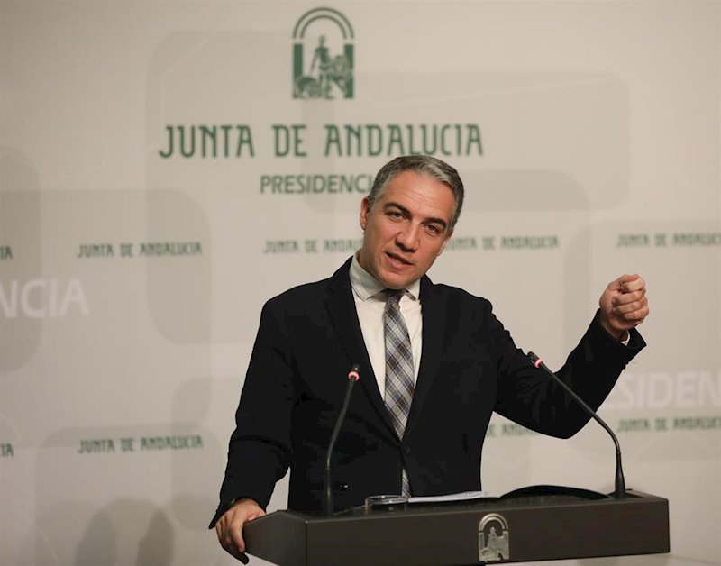 ep el portavoz del gobierno andaluz elias bendodo en rueda de prensa