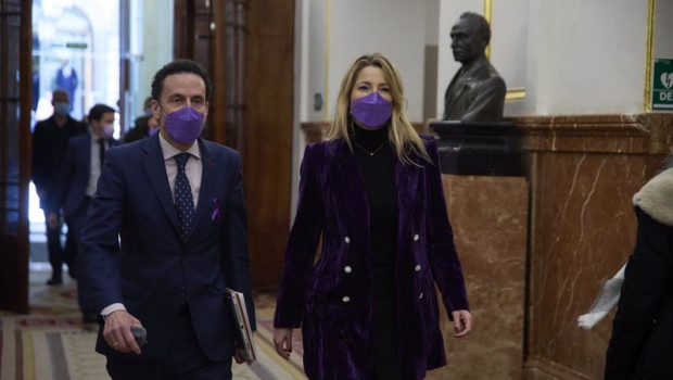 ep el portavoz parlamentario de ciudadanos edmundo bal y la diputada de ciudadanos maria munoz vidal