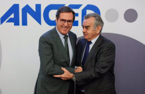 ep el presidente de la ceoe antonio garamendi y el presidente de anged alfonso merry del val durante ep el presidente de la ceoe antonio garamendi y el presidente de anged alfonso merry del val durante