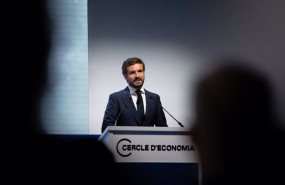 ep el presidente del pp pablo casado interviene en la reunion anual del cercle deconomia en